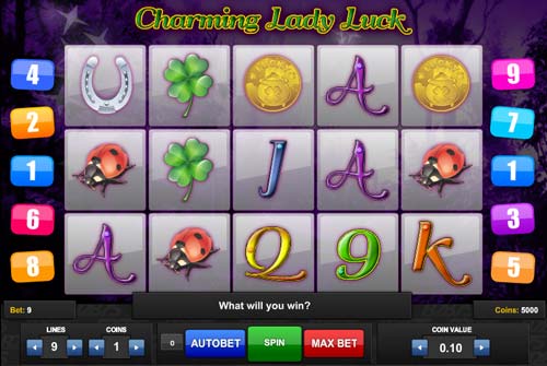 Video Charming Lady Luck Slot insatsen