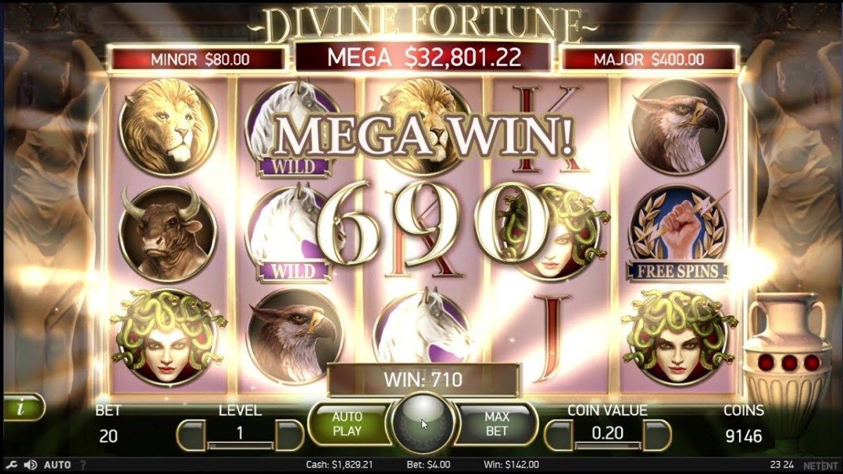 Highlights live stream Divine Fortune jackpot
