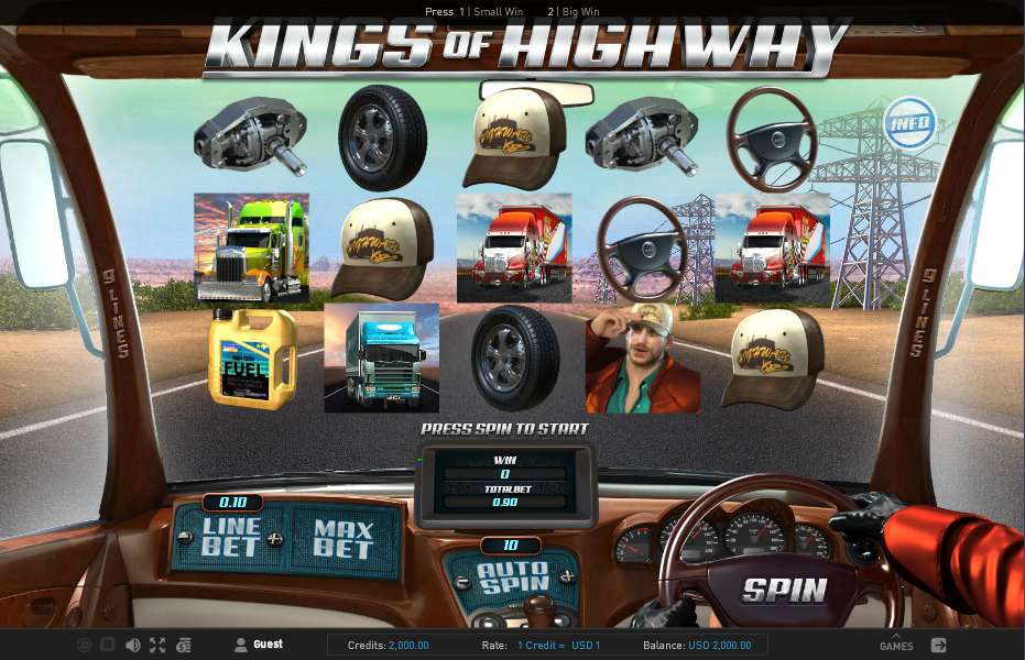 Highway Kings slot som prize